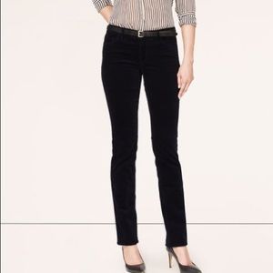 ANN TAYLOR Loft modern straight leg women pants “velvety” Algodon material